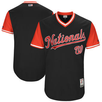 Mens Washington Nationals Majestic Navy 2017 Players Weekend Authentic Team Jersey