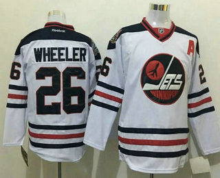 Mens Winnipeg Jets 26 Blake Wheeler White 2017 Winter Classic Stitched Nhl Reebok Hockey Jersey