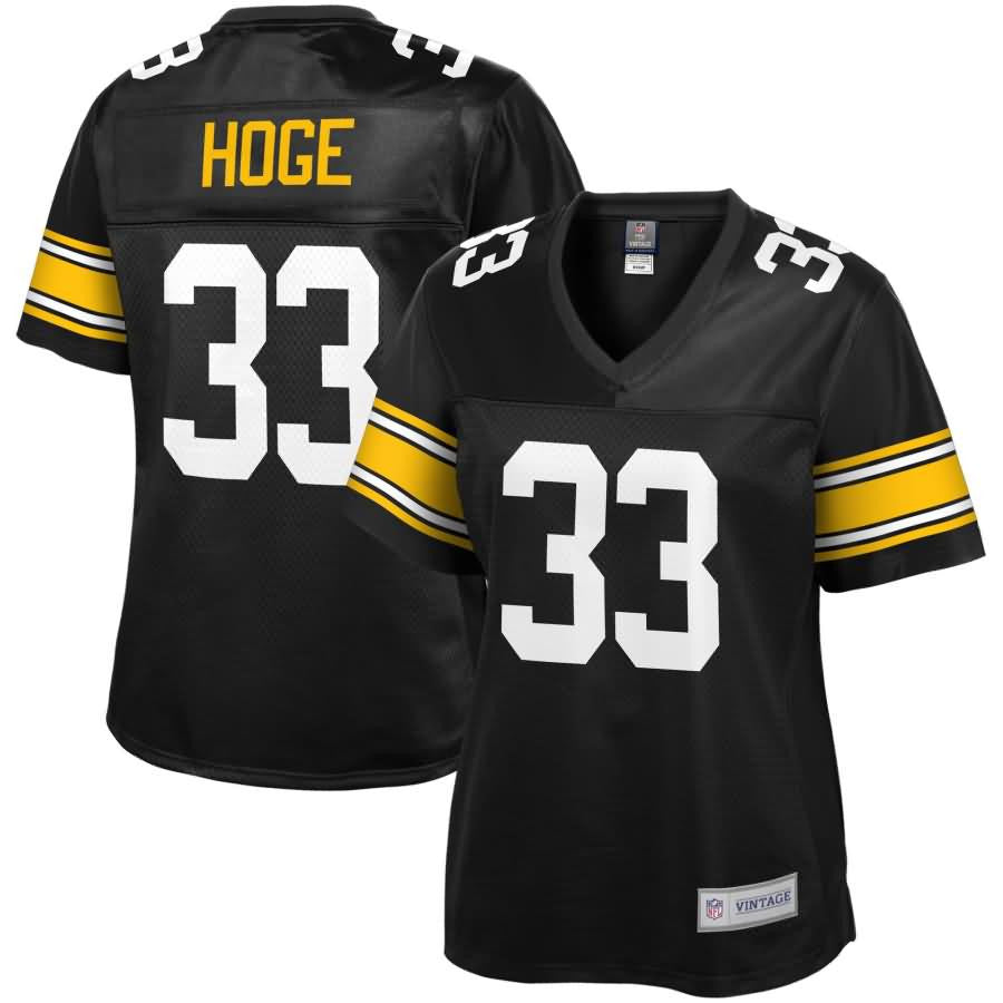 Merril Hoge Pittsburgh Steelers Nfl Pro Line Womens Retired Player Jersey Black