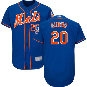 Mets 20 Pete Alonso Blue Flexbase Authentic Collection Stitched Baseball Jersey