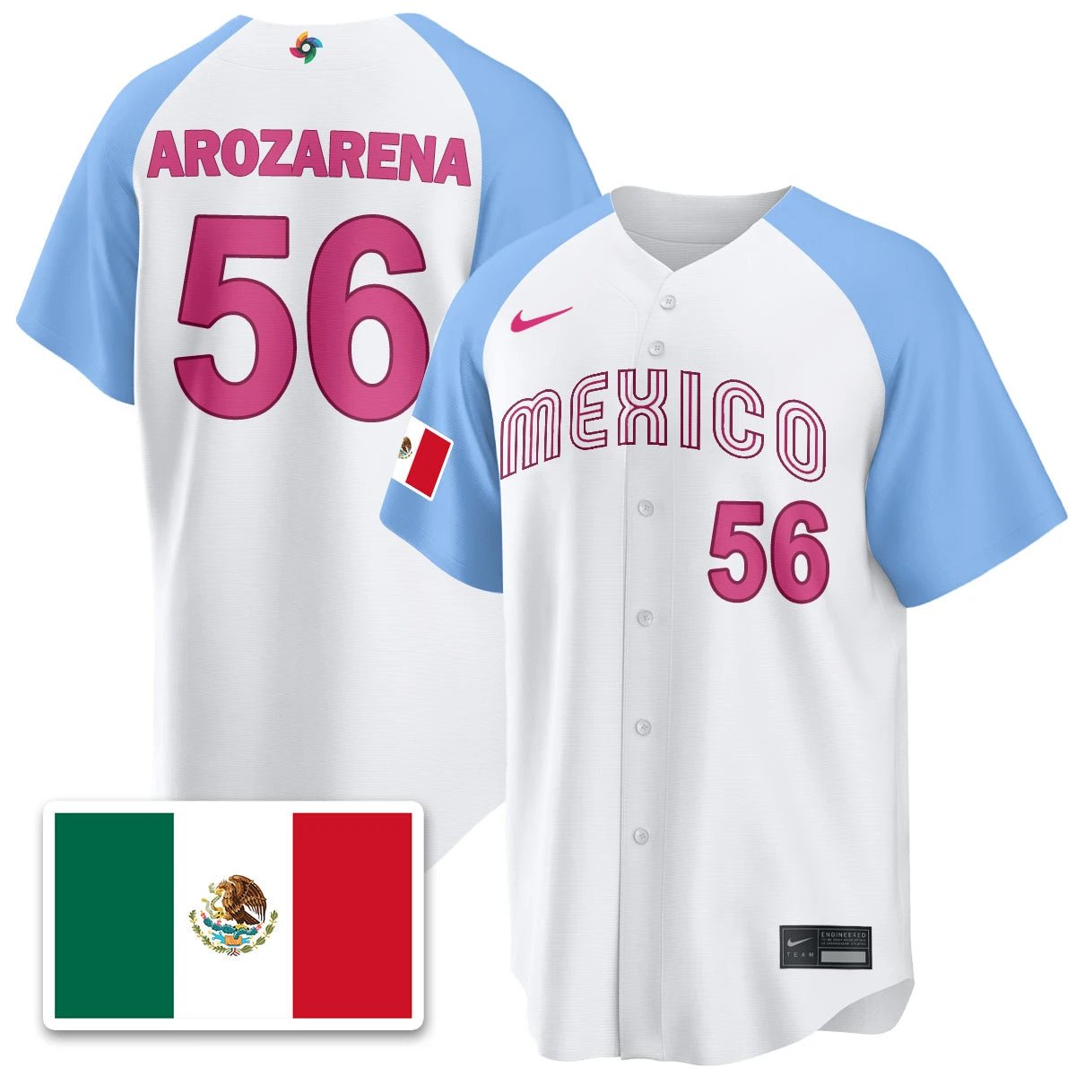 Mexico Baseball 2026 World Baseball Classic Limited Jersey All Stitched