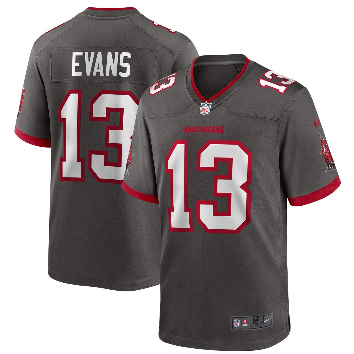 Mike Evans Tampa Bay Buccaneers Nike Alternate Game Jersey Pewter