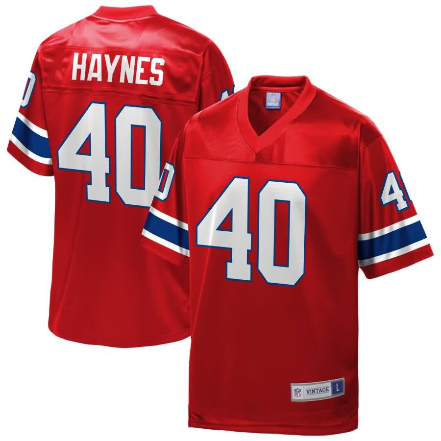 Mike Haynes New England Patriots Nfl Pro Line Retired Player Jersey Red