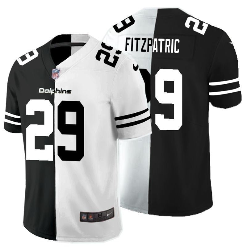 Minkah Fitzpatrick 29 Nfl 2020 Black And White Jersey