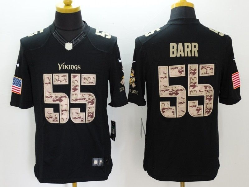 Minnesota Vikings Anthony Barr 55 Nfl 2020 Black Jersey