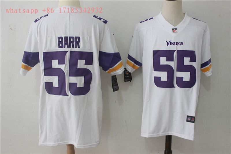 Minnesota Vikings Anthony Barr 55 Nfl 2020 White Jersey Jersey