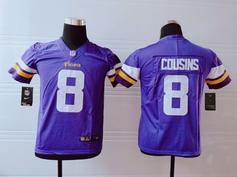 Minnesota Vikings Kirk Cousins 8 Nfl 2020 Purple Jersey