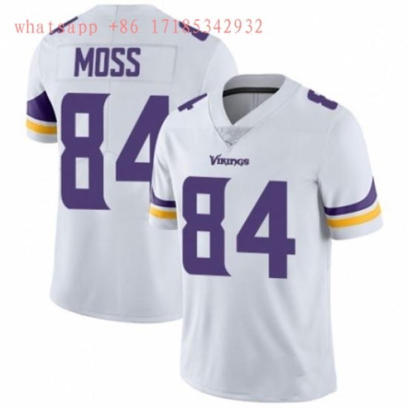 Minnesota Vikings Randy Moss 84 Nfl 2020 White Jersey Jersey