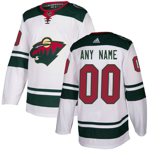 Minnesota Wild NHL White Customized Jersey