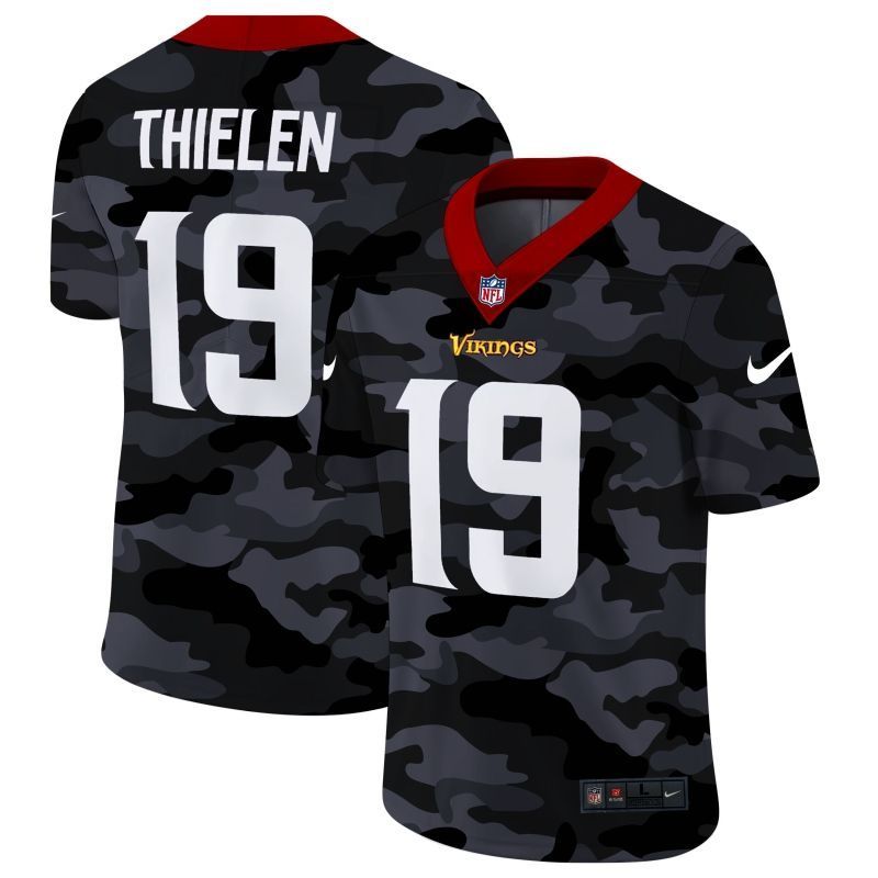 Minnessota Vikings Adam Thielen 19 Nfl 2020 Camo Jersey