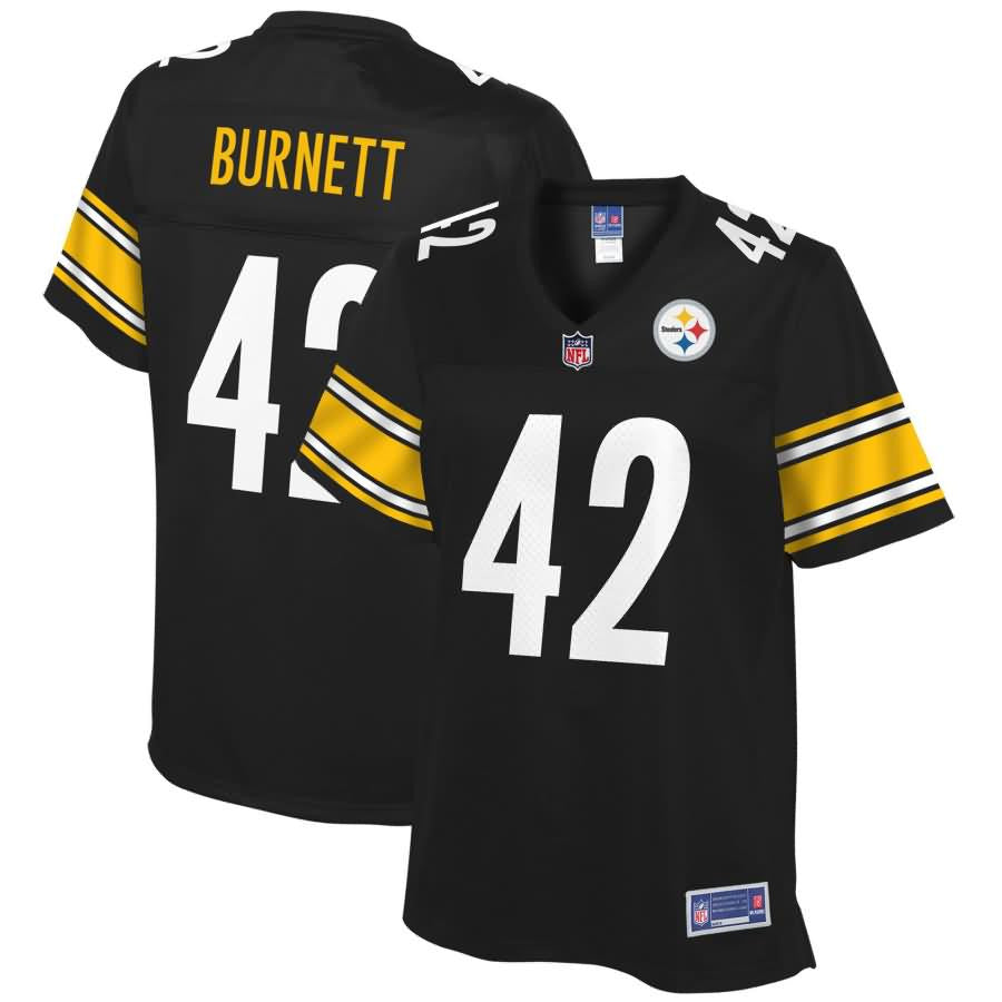 Morgan Burnett Pittsburgh Steelers Nfl Pro Line Womens Player Jersey Black