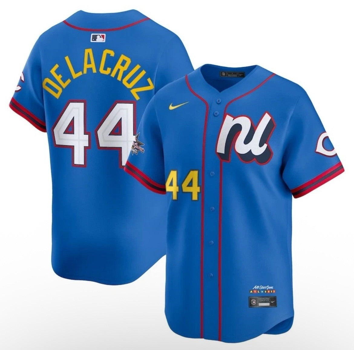 National League Elly De La Cruz Blue 2025 All-Star Game Limited Jersey Stitched