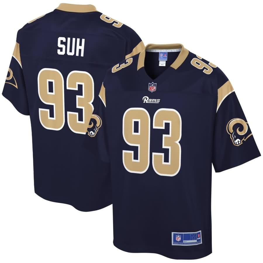 Ndamukong Suh Los Angeles Rams Nfl Pro Line Youth Player Jersey Navy