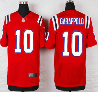 New England Patriots 10 Jimmy Garoppolo Red Alternate Nfl Nike Elite Jersey