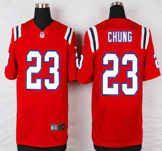 New England Patriots 23 Patrick Chung Red Alternate Nfl Nike Elite Jersey