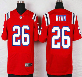 New England Patriots 26 Logan Ryan Red Alternate Nfl Nike Elite Jersey