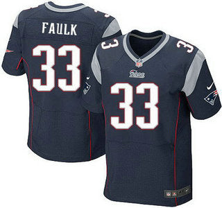 New England Patriots 33 Kevin Faulk Navy Blue Retired Player Nfl Nike Elite Jersey