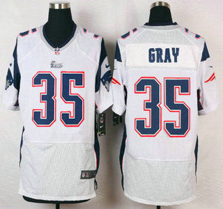New England Patriots 35 Jonas Gray White Road Nfl Nike Elite Jersey