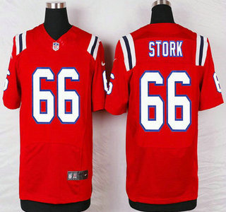 New England Patriots 66 Bryan Stork Red Alternate Nfl Nike Elite Jersey