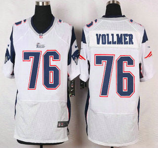 New England Patriots 76 Sebastian Vollmer White Road Nfl Nike Elite Jersey