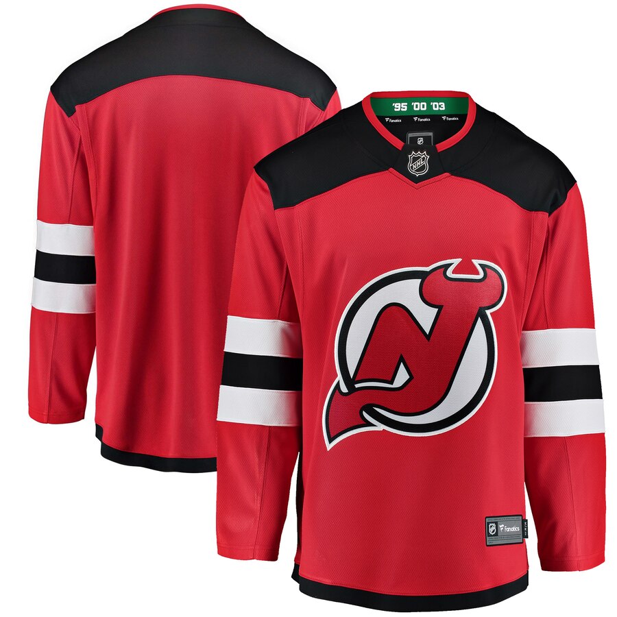 New Jersey Devils Fanatics Branded Youth Breakaway Home Jersey Red