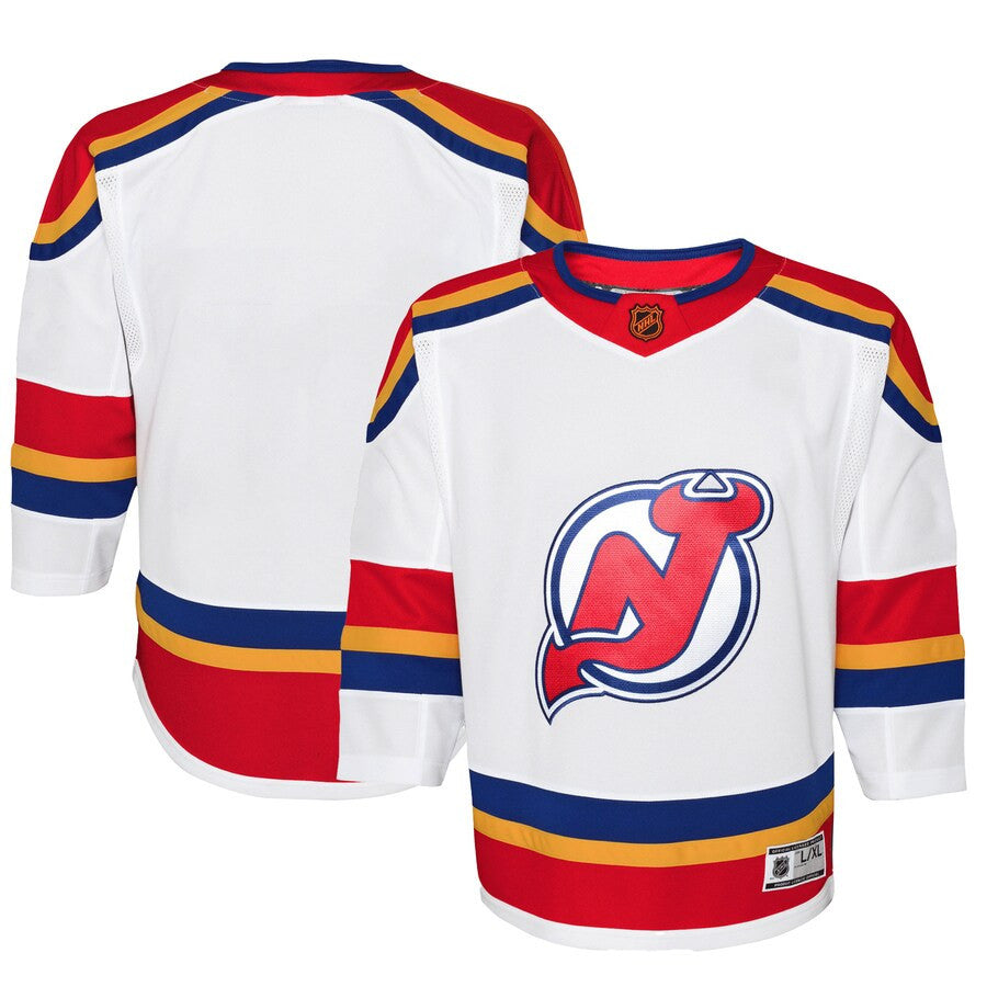 New Jersey Devils Youth Special Edition 20 Premier Blank Jersey White