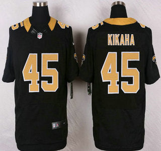 New Orleans Saints 45 Hauoli Kikaha Black Team Color Nfl Nike Elite Jersey