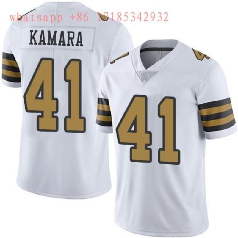 New Orleans Saints Alvin Kamara 41 Nfl 2020 White Jersey Jersey