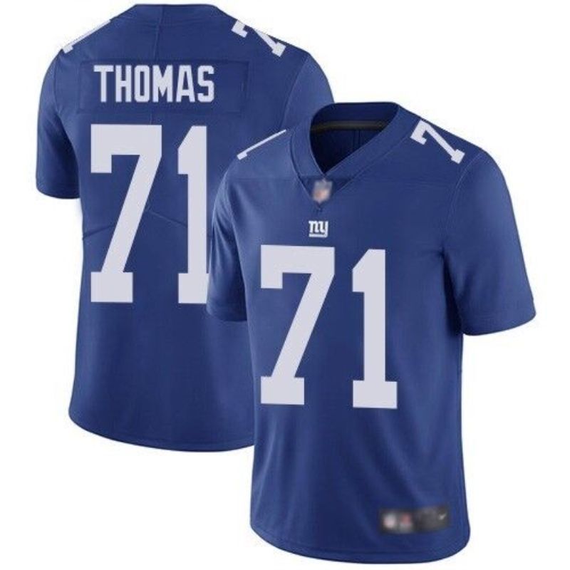 New York Giants Andrew Thomas 71 Nfl 2020 Navy Blue Jersey