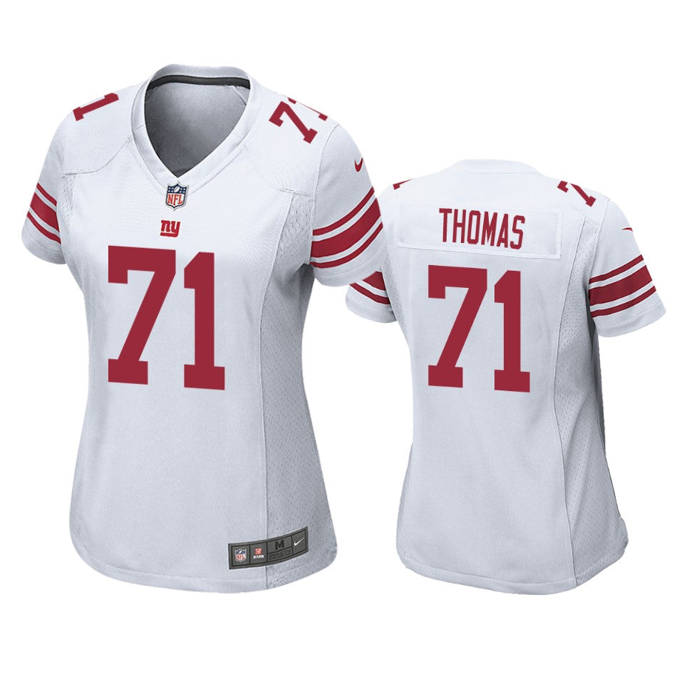 New York Giants Andrew Thomas White 2020 Nfl Draft Game Jersey