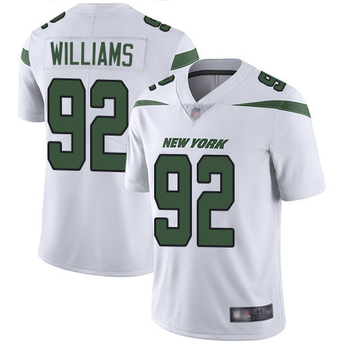 New York Jets 92 Leonard Williams White Mens Stitched Football Vapor Untouchable Limited Jersey