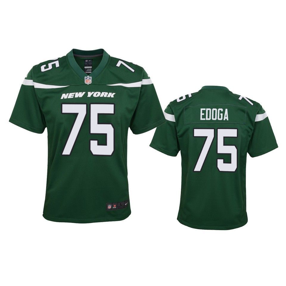 New York Jets Chuma Brandedoga 2019 Nfl Draft Green Game Youth Jersey