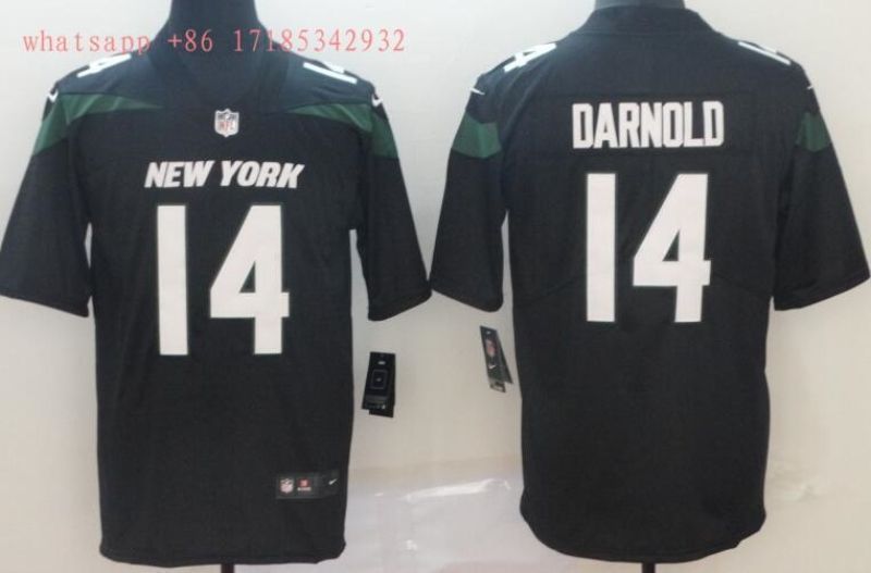 New York Jets Sam Darnold 14 Nfl 2020 Black Jersey Jersey