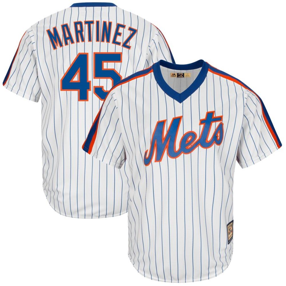 New York Mets Pedro Martinez White Throwback Pullover Jersey