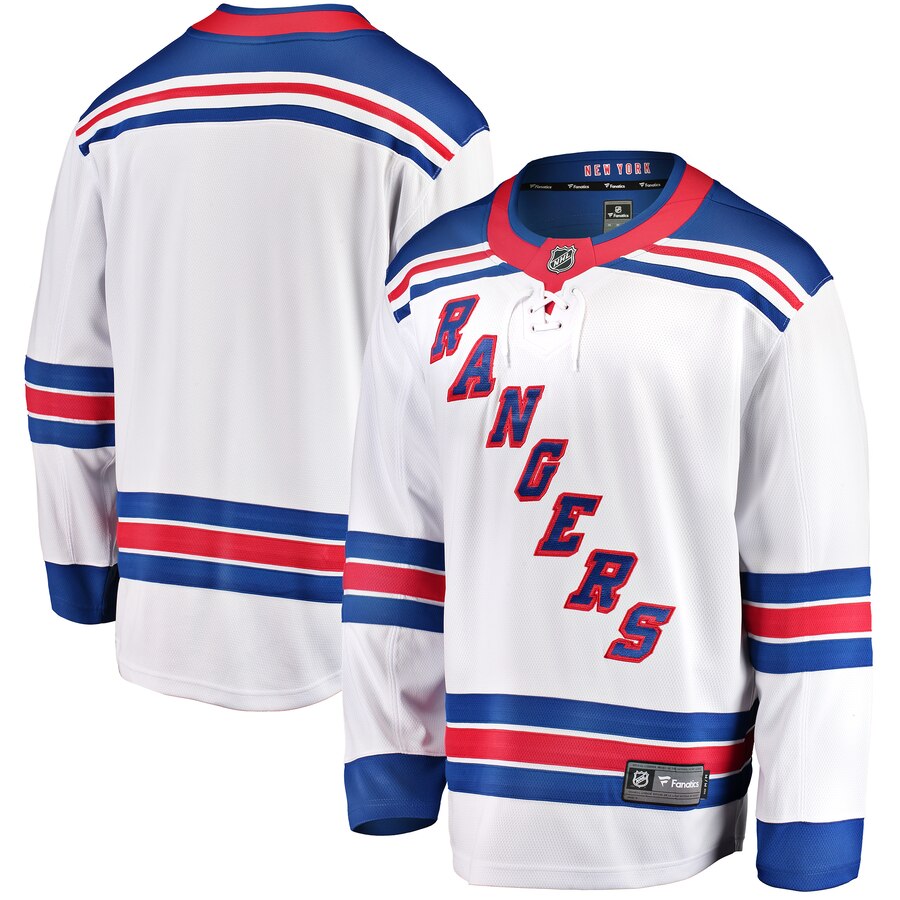 New York Rangers Fanatics Branded Breakaway Away Jersey White