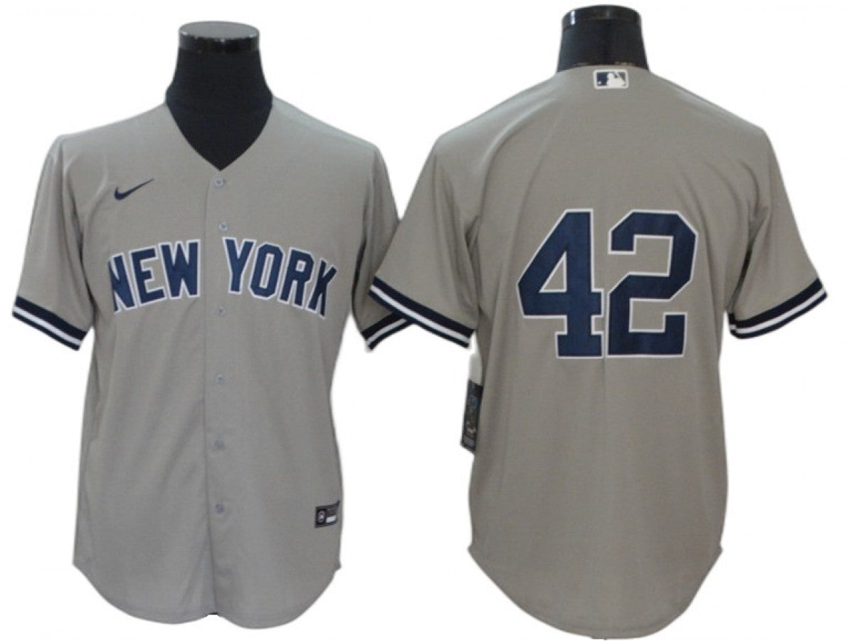 New York Yankees #42 Mariano Rivera Gray Road Limited Jersey