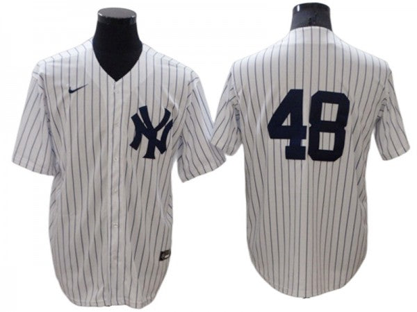New York Yankees #48 Anthony Rizzo Home Limit Jersey White