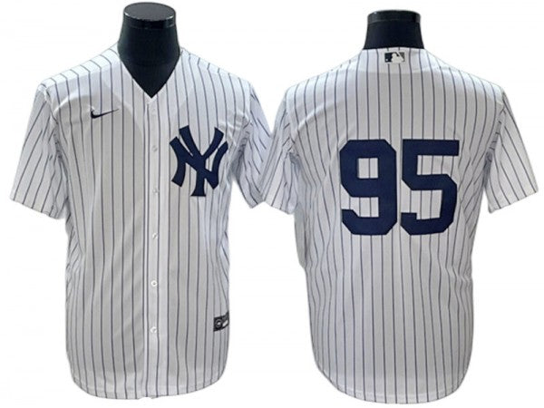 New York Yankees #95 Oswaldo Cabrera Home Limit Jersey White