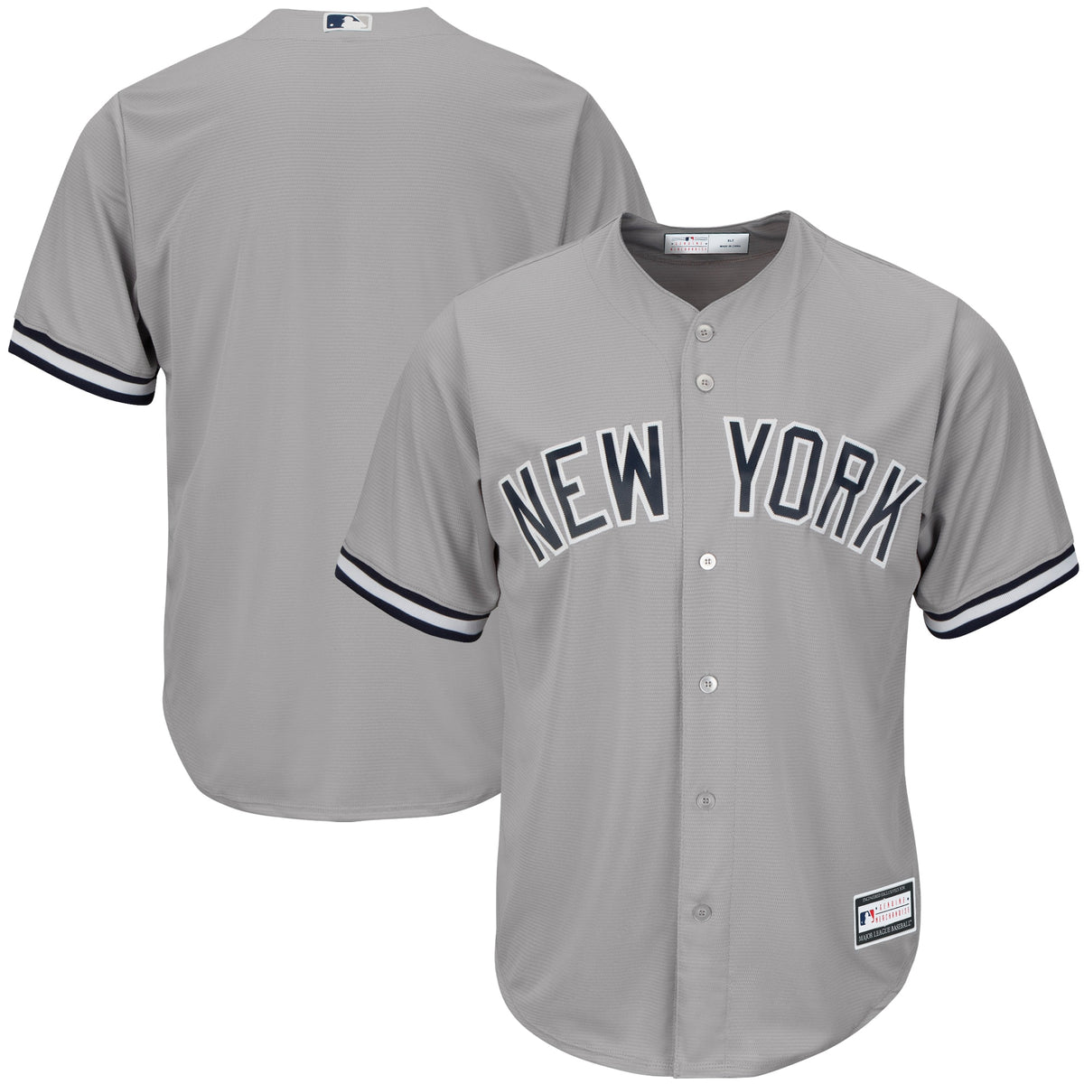 New York Yankees Big Tall Replica Team Jersey Gray