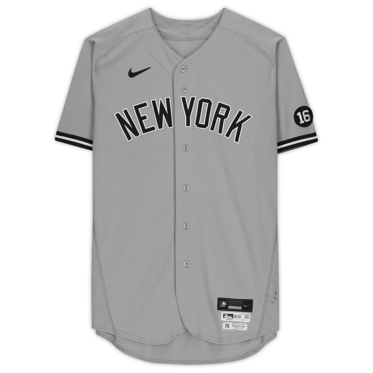 New York Yankees Fanatics Gray Team issued 61 Jersey From The 2021 Mlb Season