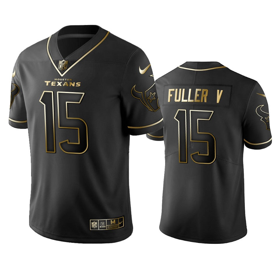 Nfl 100 Commercial Will Fuller V Houston Texans Black Golden Edition Vapor Untouchable Limited Jersey Mens