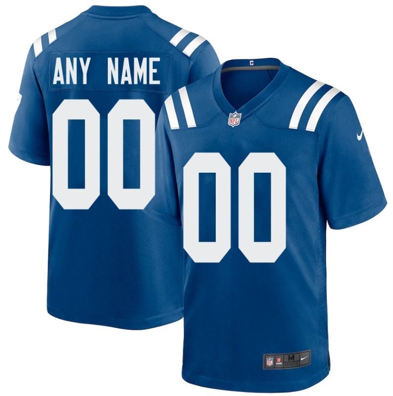 Nfl 2020 Personalized Custom Cobalt Custom Jersey