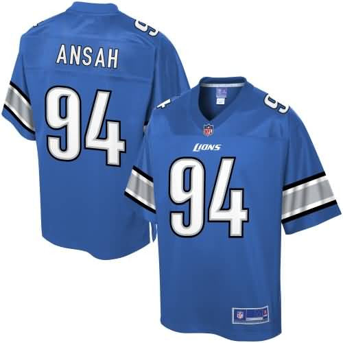 Nfl Pro Line Mens Detroit Lions Ziggy Ansah Team Color Nfl Jersey