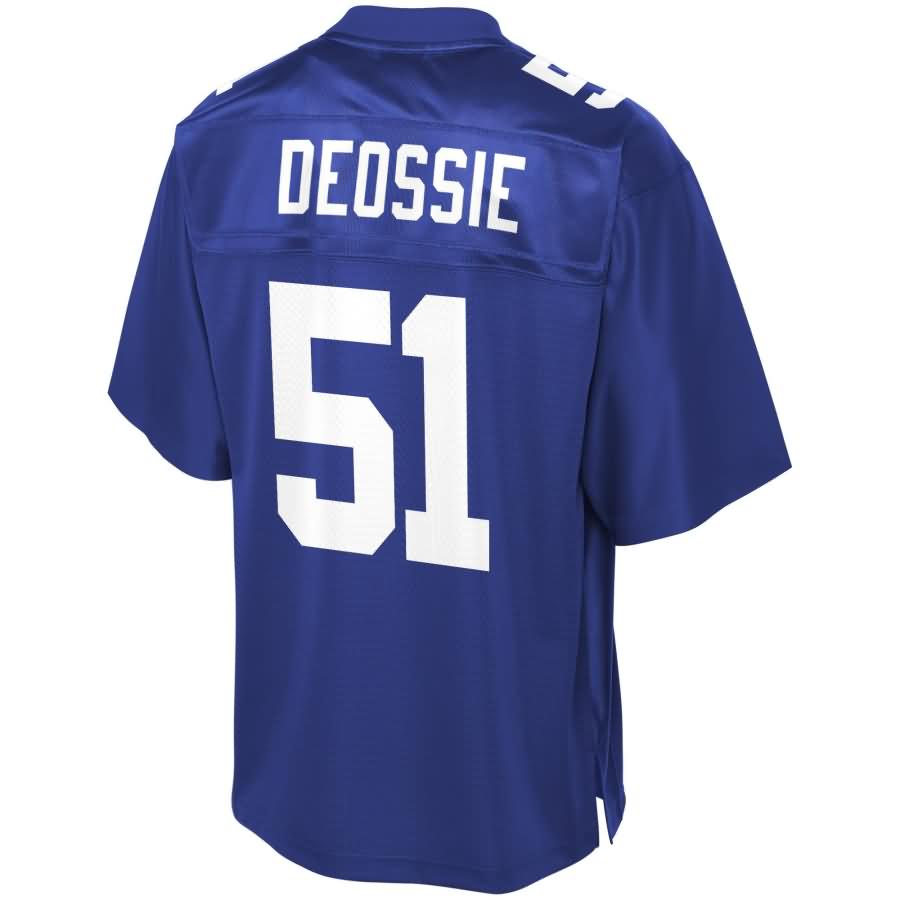 Nfl Pro Line Mens New York Giants Zak Deossie Team Color Jersey
