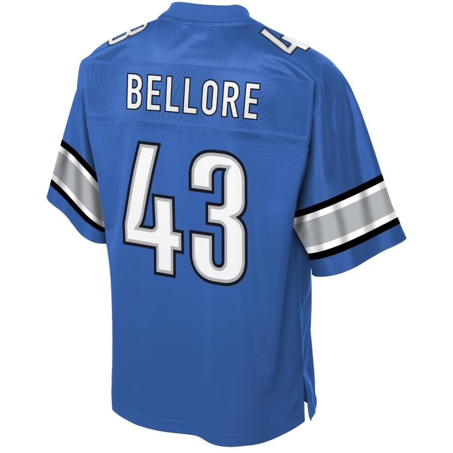 Nick Bellore Detroit Lions Nfl Pro Line Historic Logo Player Jersey Blue
