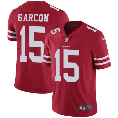 Nike 49ers 15 Pierre Garcon Red Team Color Mens Stitched Nfl Vapor Untouchable Limited Jersey