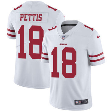 Nike 49ers 18 Dante Pettis White Mens Stitched Nfl Vapor Untouchable Limited Jersey