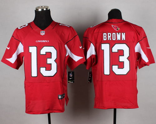 Nike Arizona Cardinals 13 Jaron Brown Red Elite Jersey