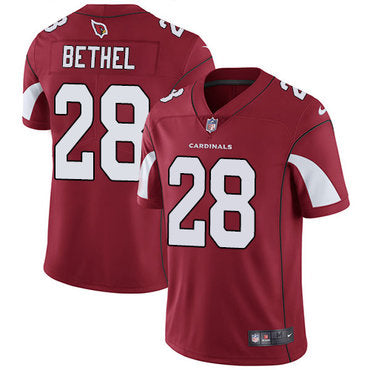 Nike Arizona Cardinals 28 Justin Bethel Red Team Color Mens Stitched Nfl Vapor Untouchable Limited Jersey