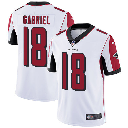 Nike Atlanta Falcons 18 Taylor Gabriel White Mens Stitched Nfl Vapor Untouchable Limited Jersey